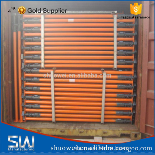 steel prop/prop pipe support with ce/iso from hebei shuowei